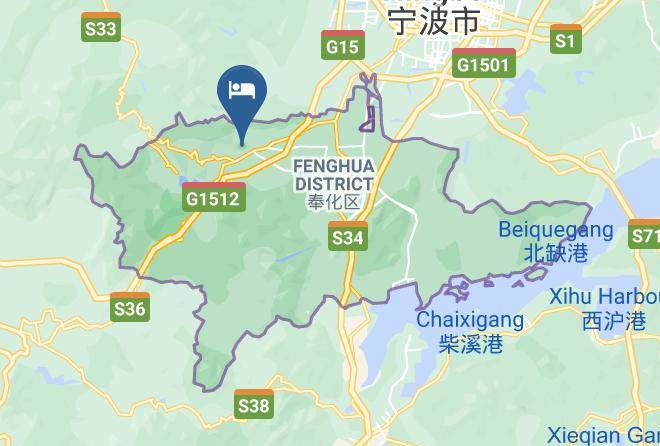 Ningbo - Yinfeng Holiday Resort Of Xikou Maps