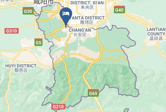 Xi An - Yingbin Hotel Xi'an Rujiazhuang Maps