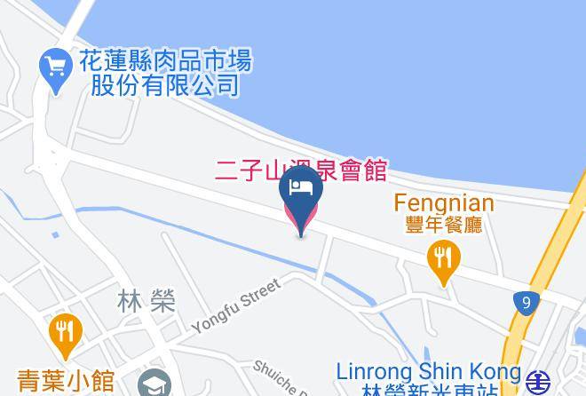 Yingge Fish B&b Backpackers Mapa - Taiwan - Hualiennty
