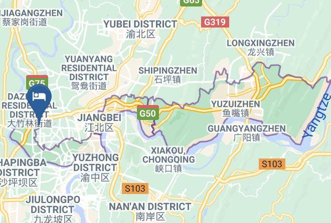 Jiangbei District - Yingjue Hotel Chongqing Maps