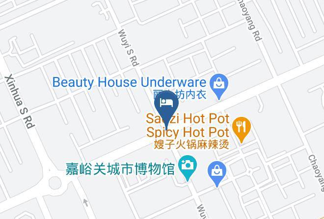 Jiayuguan - Yinhong Hotel Maps