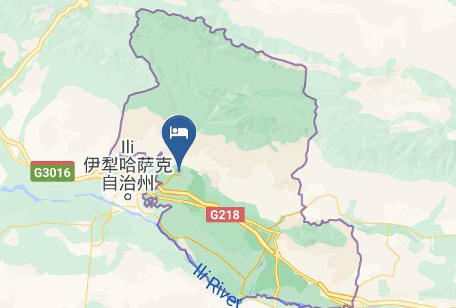 Ili Kazak Aut Prefecture - Yining Hotel Maps