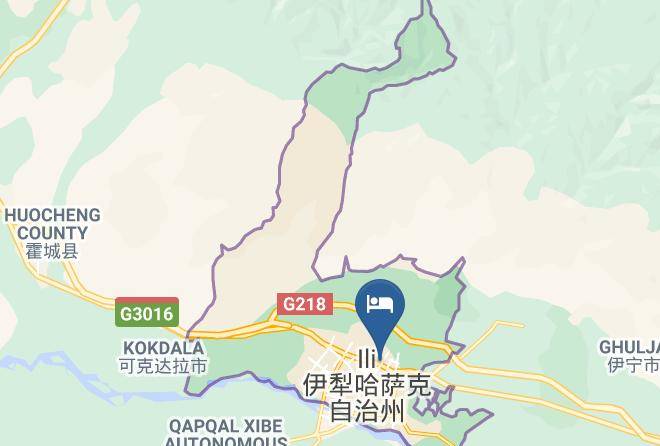 Ili Kazak Aut Prefecture - Yining Tianranju Hotel Maps