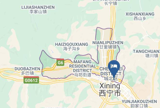 Xining - Yinsheng Tianju Hotel Maps