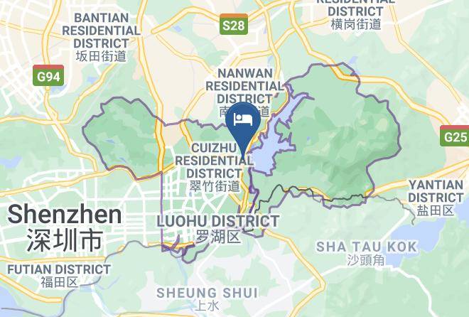 Shenzhen - Yintong Zhi Lv Hotel Dongmen Shenzhen Maps