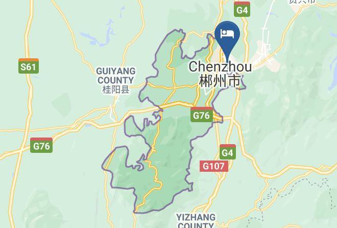 Chenzhou - Yinzuo Business Hotel Maps