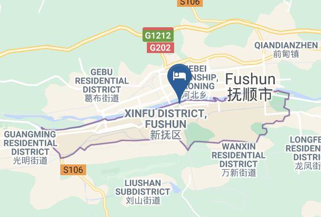 Fushun - Yinzuo Business Hotel Maps