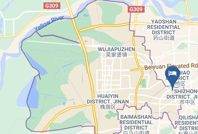 Ji Nan - Yinzuo Grace Inn Maps