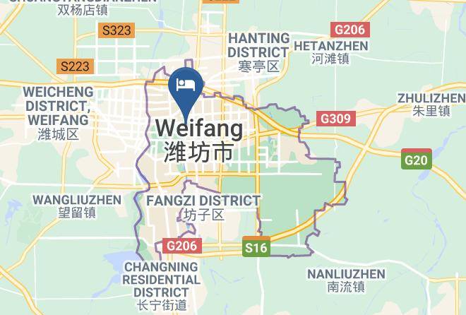 Weifang - Yinzuo Grace Inn Maps