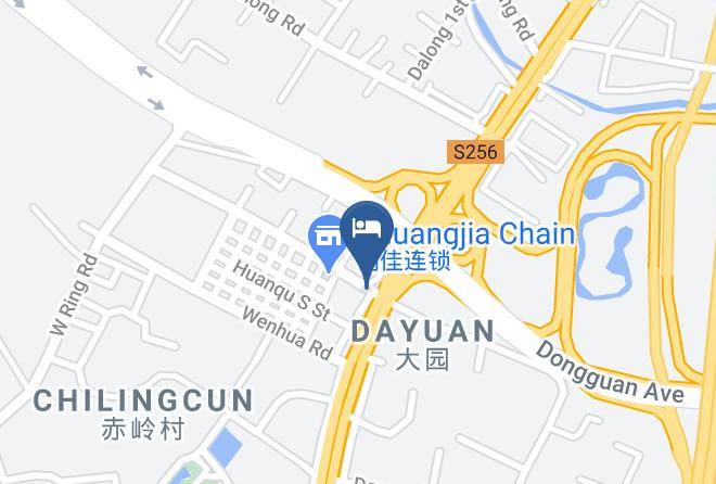 Dongguan - Yisha Hotel Maps