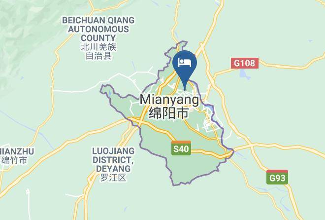 Mianyang - Yishan Xincheng Hotel Maps