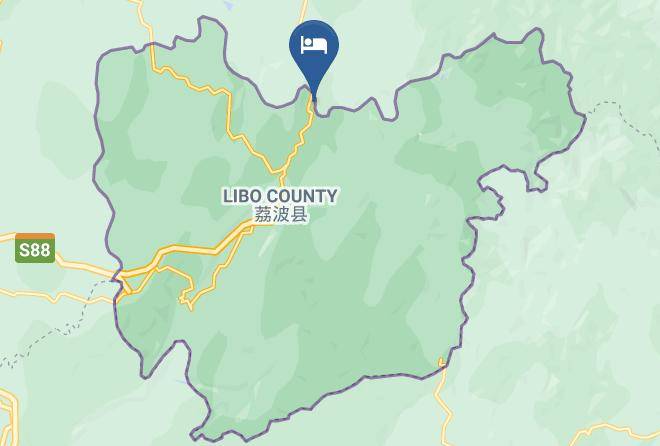 Qiannan Aut Prefecture - Yishe B & B In Libo Water Town Maps