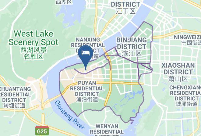 Hangzhou - Yitel Hangzhou Jiangnan Avenue Maps
