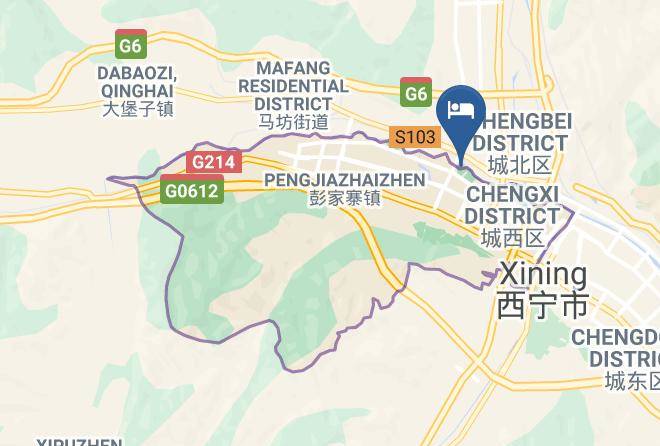 Xining - Yitel Trend Hotel Maps