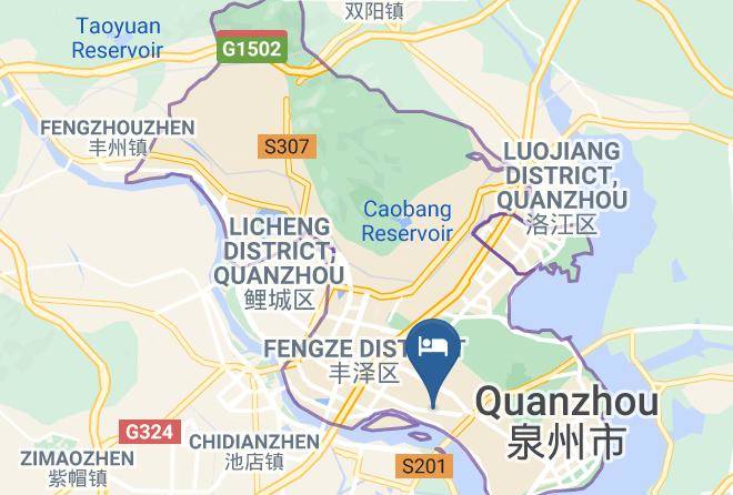 Quanzhou - Yitian Donghai Taihe Square Hotel Maps