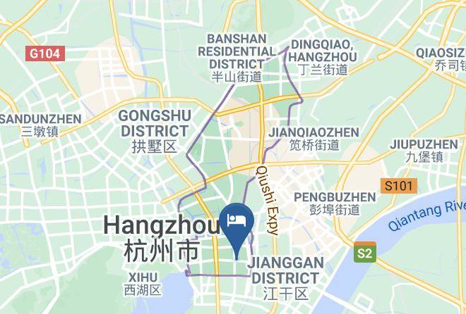 Hangzhou - Yiting Hotel Maps