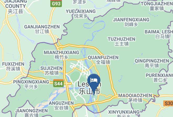Leshan - Yixiaoxin Hotel Maps