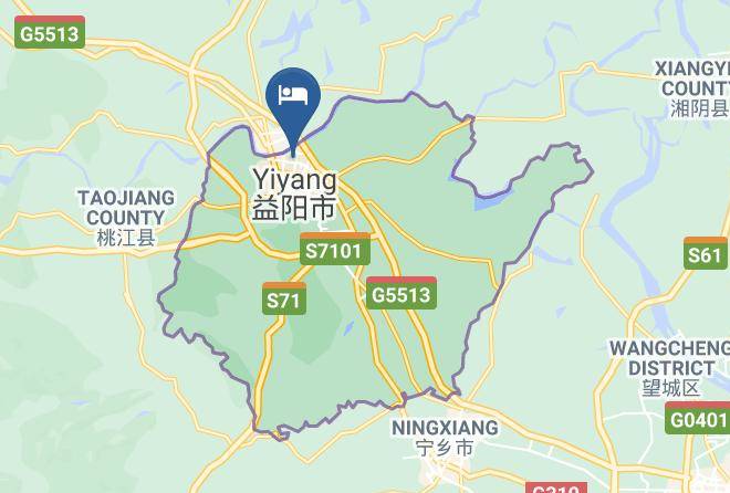 Yiyang - Yiyang Music And Hotel Chains Maps