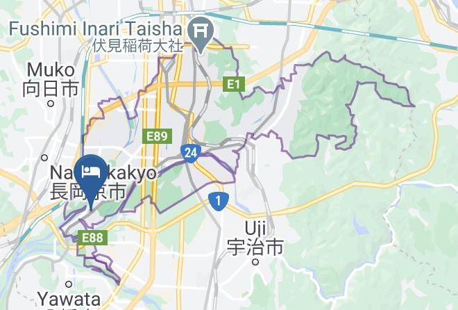 Kyoto City Fushimi Ward - Yodo Castle Inn Maps