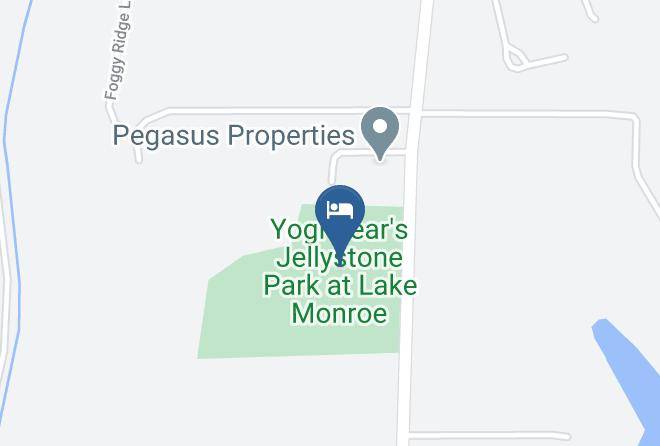 Monroe - Yogi Bear's Jellystone Park At Lake Monroe Maps