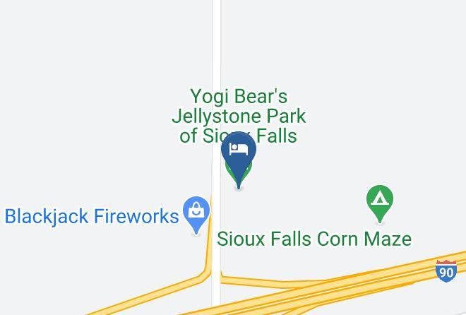 Yogi Bears Jellystone Park Of Sioux Falls Map