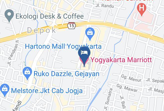 Sleman - Yogyakarta Marriott Hotel Maps