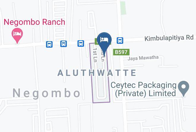 Colombo - Yoho Airport Way Bungalow Maps