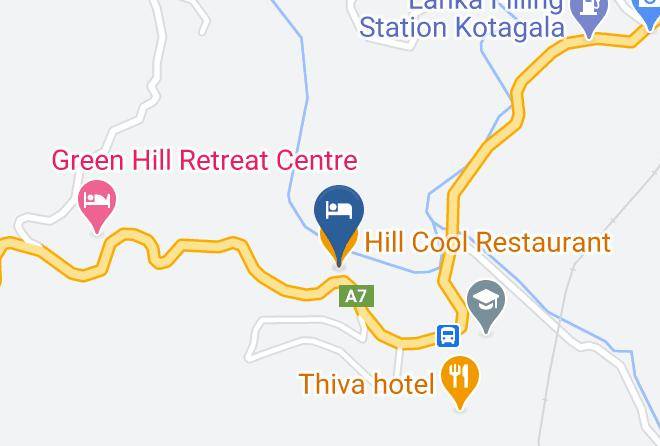 Kandy - Hill Cool Hotel & Restaurant Maps