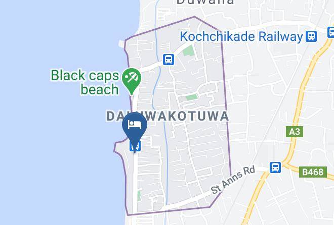 Colombo - Beach Glory Hotel Maps