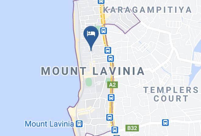 Colombo - Yoho Rivi Ras Hotel Maps