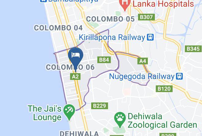 Colombo - Yoho Sain City Hotel Maps