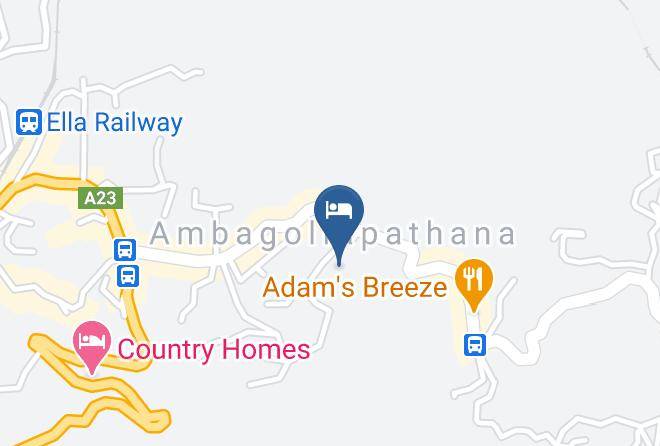 Badulla - Yoho Sudu Homestay Maps