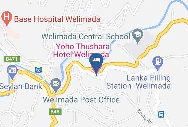 Badulla - Yoho Thushara Hotel Welimada Maps