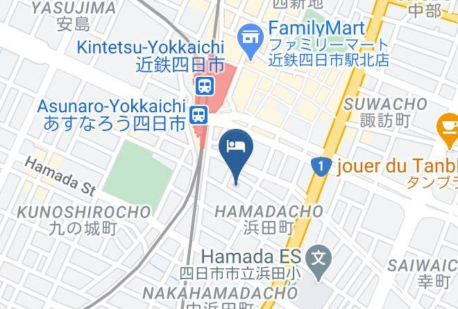 Yokkaichi City - Yokkaichi City Hotel Annex Maps