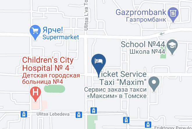 Tomsk - Yoko Hotel Maps