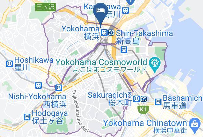 Yokohama City Nishi Ward - Yokohama Bay Sheraton Hotel & Towers Maps