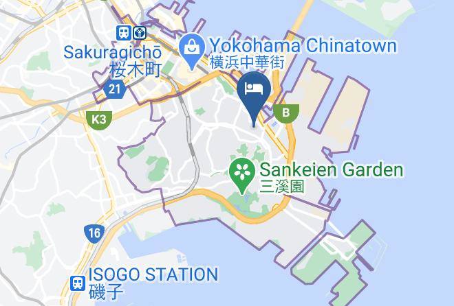 Yokohama City Naka Ward - Yokohama Royal Hotel Maps