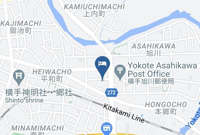 Yokote City - Yokote Central Hotel Maps