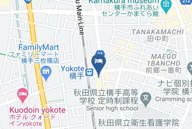 Yokote City - Yokote Plaza Hotel Maps