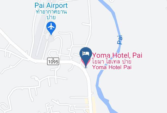 Amphoe Pai - Yoma Hotel Pai Maps