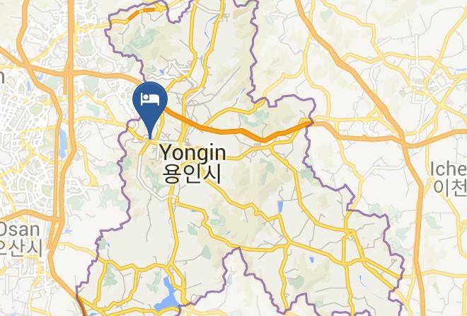 Cheoinguyonginsi - Yongin Central Co'op Hotel Maps