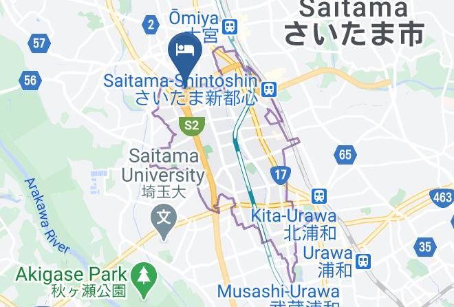 Saitama City Chuo Ward - Yono Daiichi Hotel Maps