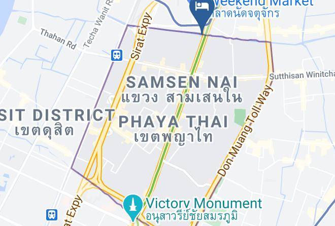 Phaya Thai - Yoo Yen Pen Sook Hostel Maps