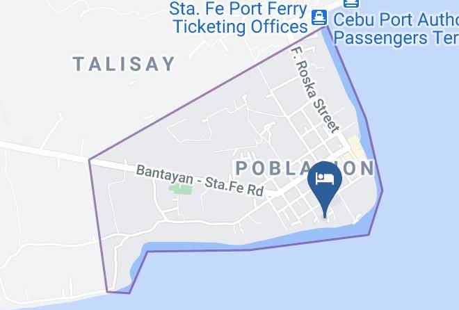Cebu - Yooneek Beach Resort Maps