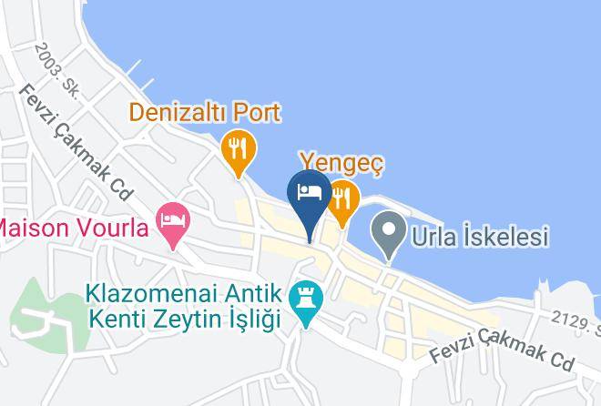 Urla - Otel Yorgo Seferis Residence Maps