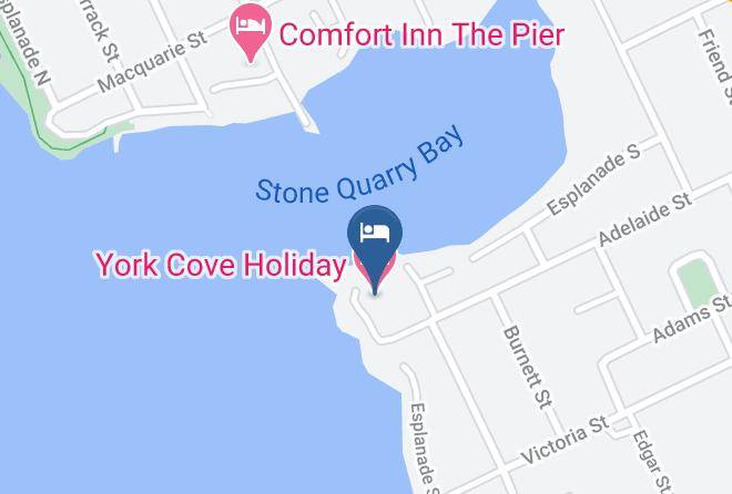 George Town - York Cove Holiday Hotel Maps
