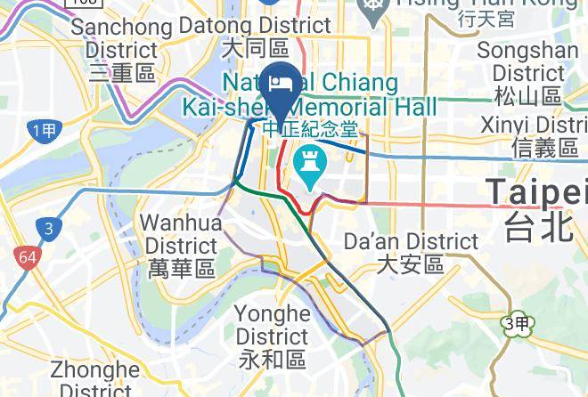 Zhongzheng District - York Design Hotel Maps