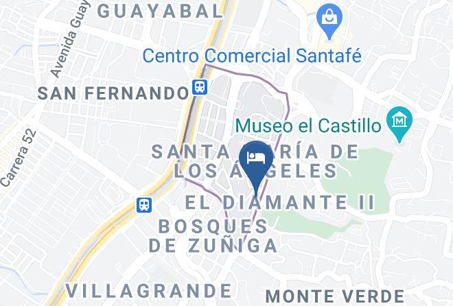 Medellin - York Luxury Suites Medellin Maps