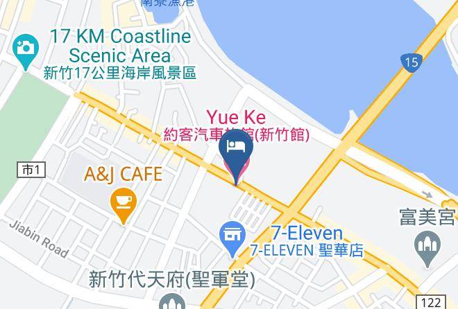 Hsinchu City - Yorker Motel Hsinchu Maps