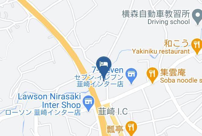 Nirasaki City - Yorozuya Ryokan Maps